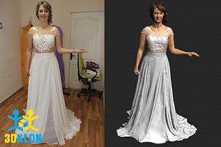 3D-фигурка невесты